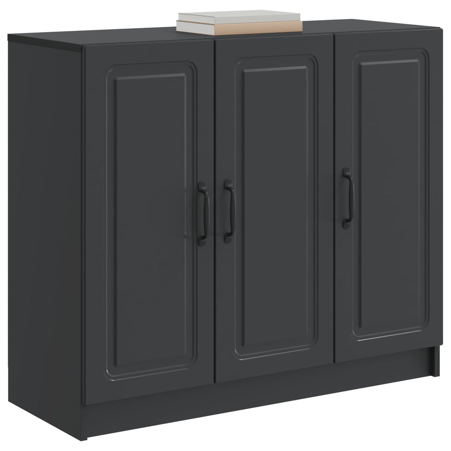 Sideboard Black 89 x 34.5 x 77 cm Engineered Wood