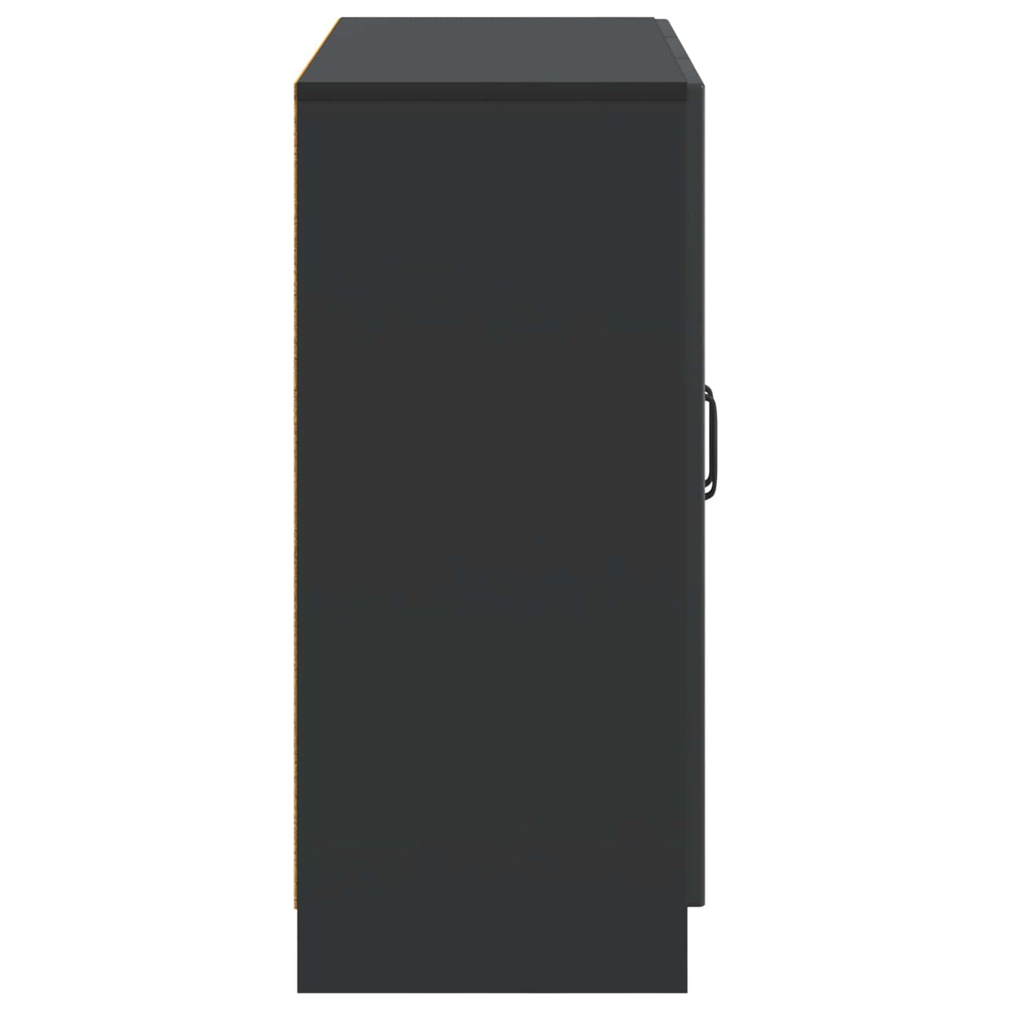 Sideboard Black 89 x 34.5 x 77 cm Engineered Wood