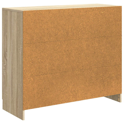 Sideboard Sonoma Oak 89 x 34.5 x 77 cm Engineered Wood