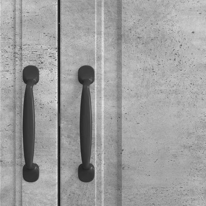 Sideboard Concrete Grey 89 x 34.5 x 77 cm Engineered Wood