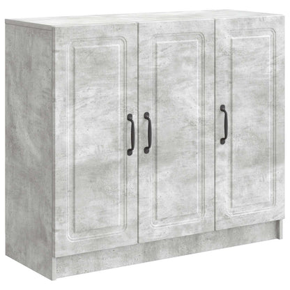 Sideboard Concrete Grey 89 x 34.5 x 77 cm Engineered Wood