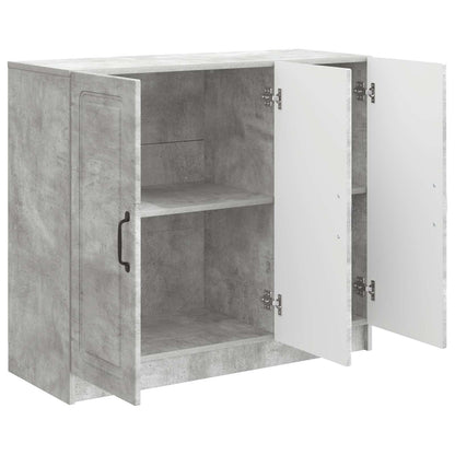 Sideboard Concrete Grey 89 x 34.5 x 77 cm Engineered Wood