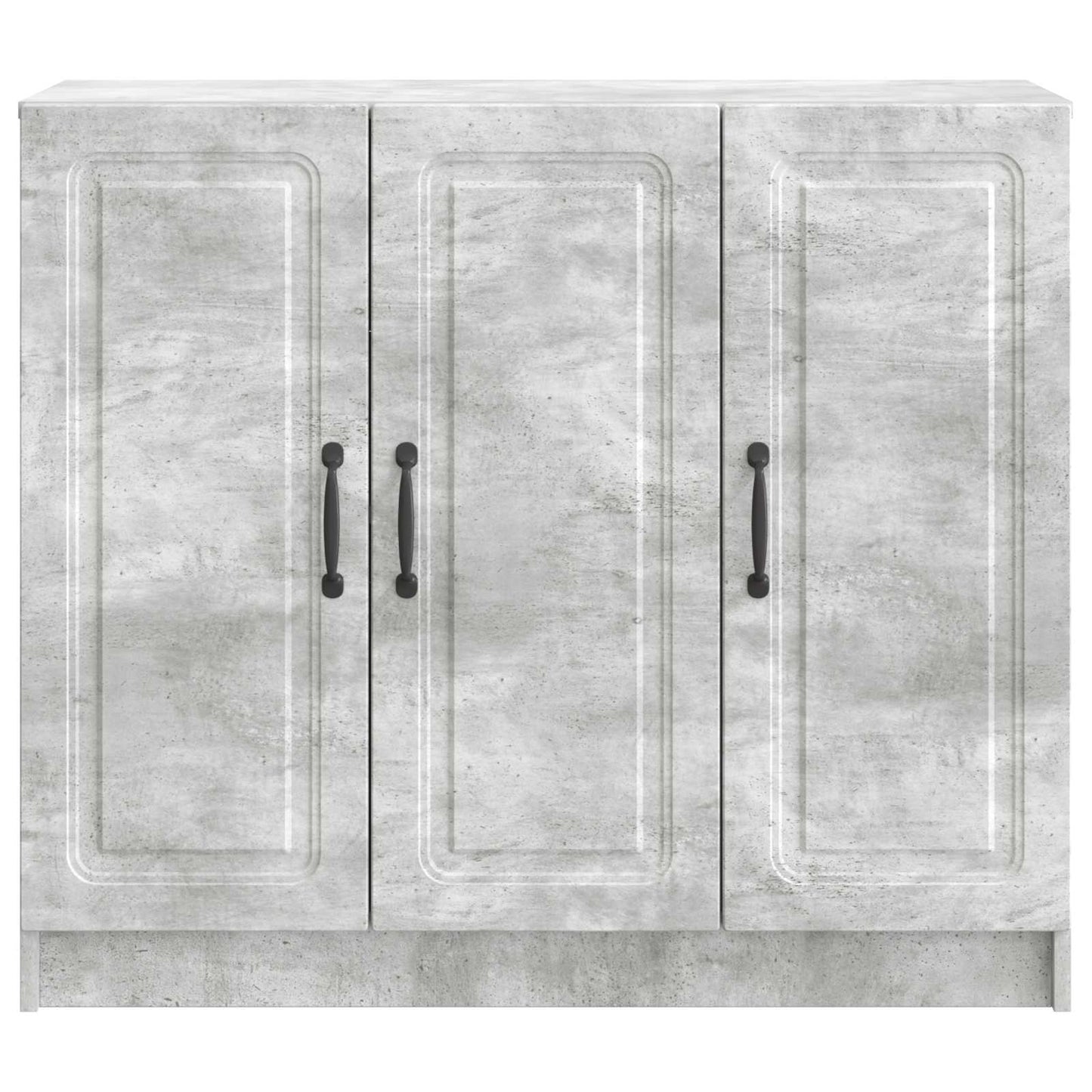 Sideboard Concrete Grey 89 x 34.5 x 77 cm Engineered Wood