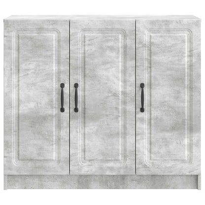Sideboard Concrete Grey 89 x 34.5 x 77 cm Engineered Wood