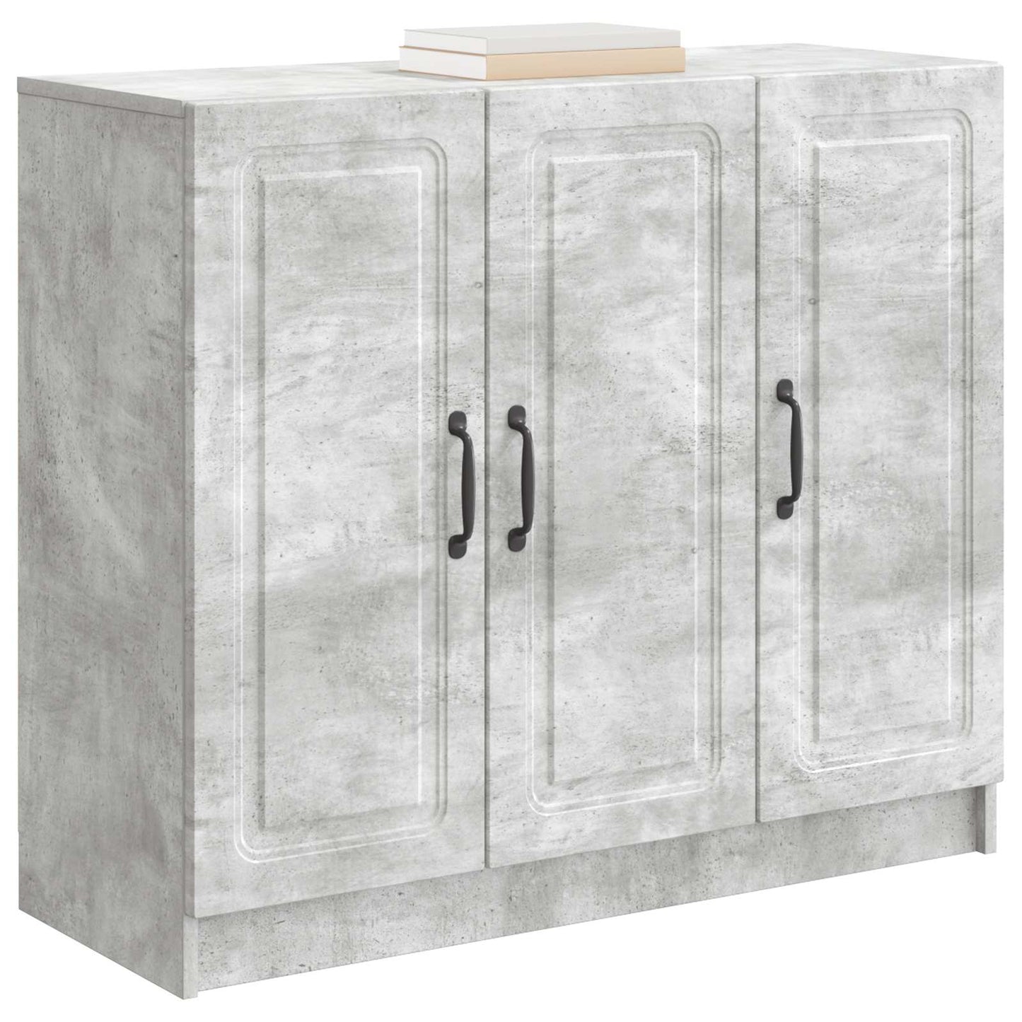 Sideboard Concrete Grey 89 x 34.5 x 77 cm Engineered Wood