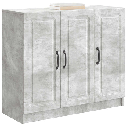 Sideboard Concrete Grey 89 x 34.5 x 77 cm Engineered Wood