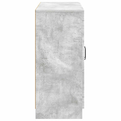 Sideboard Concrete Grey 89 x 34.5 x 77 cm Engineered Wood