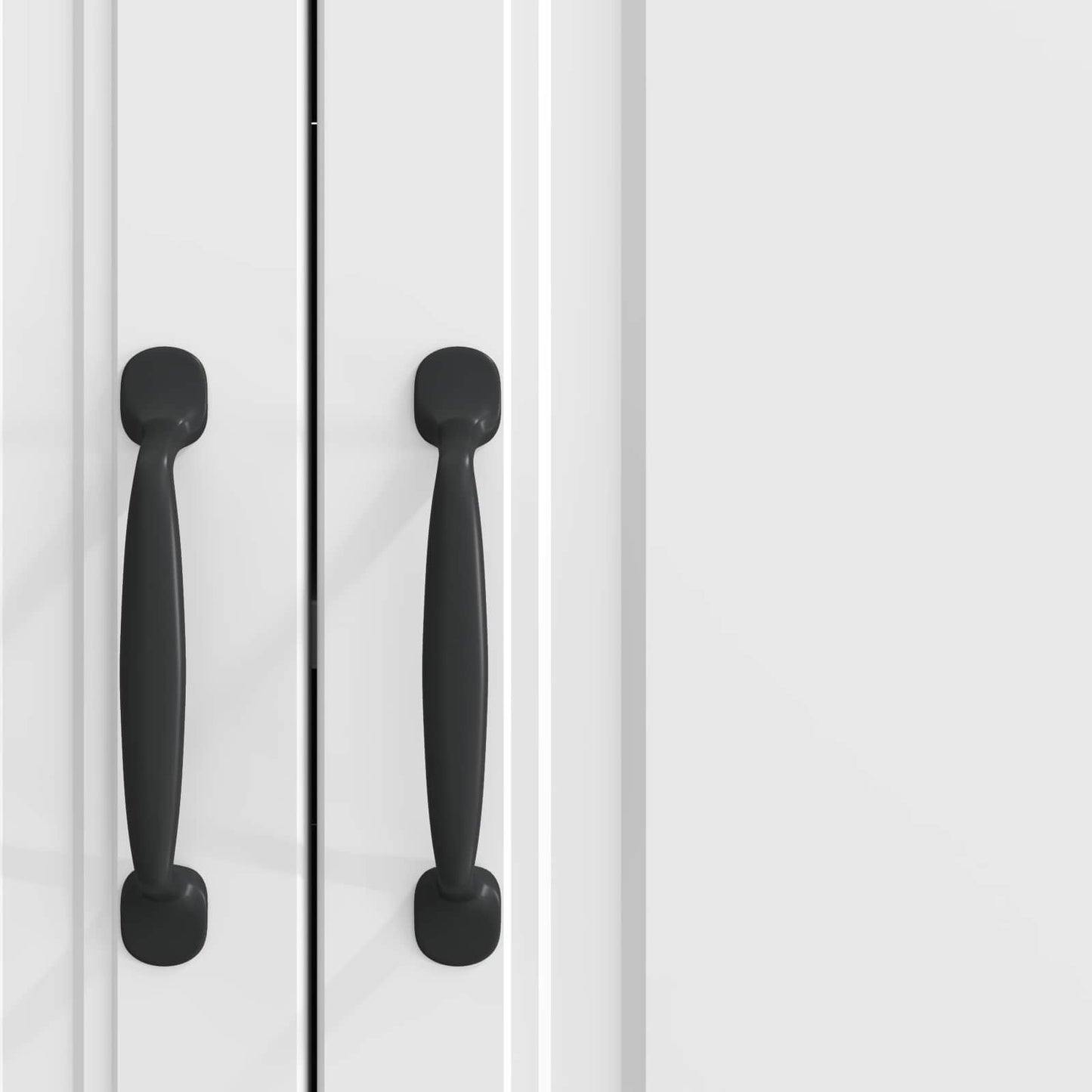 Sideboard High Gloss White 89 x 34.5 x 77 cm Engineered Wood