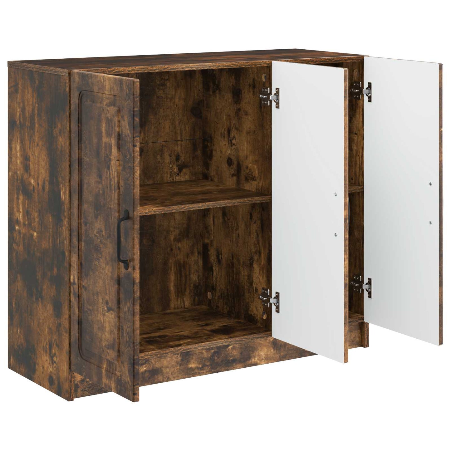 Sideboard Smoked Oak 89 x 34.5 x 77 cm Engineered Wood