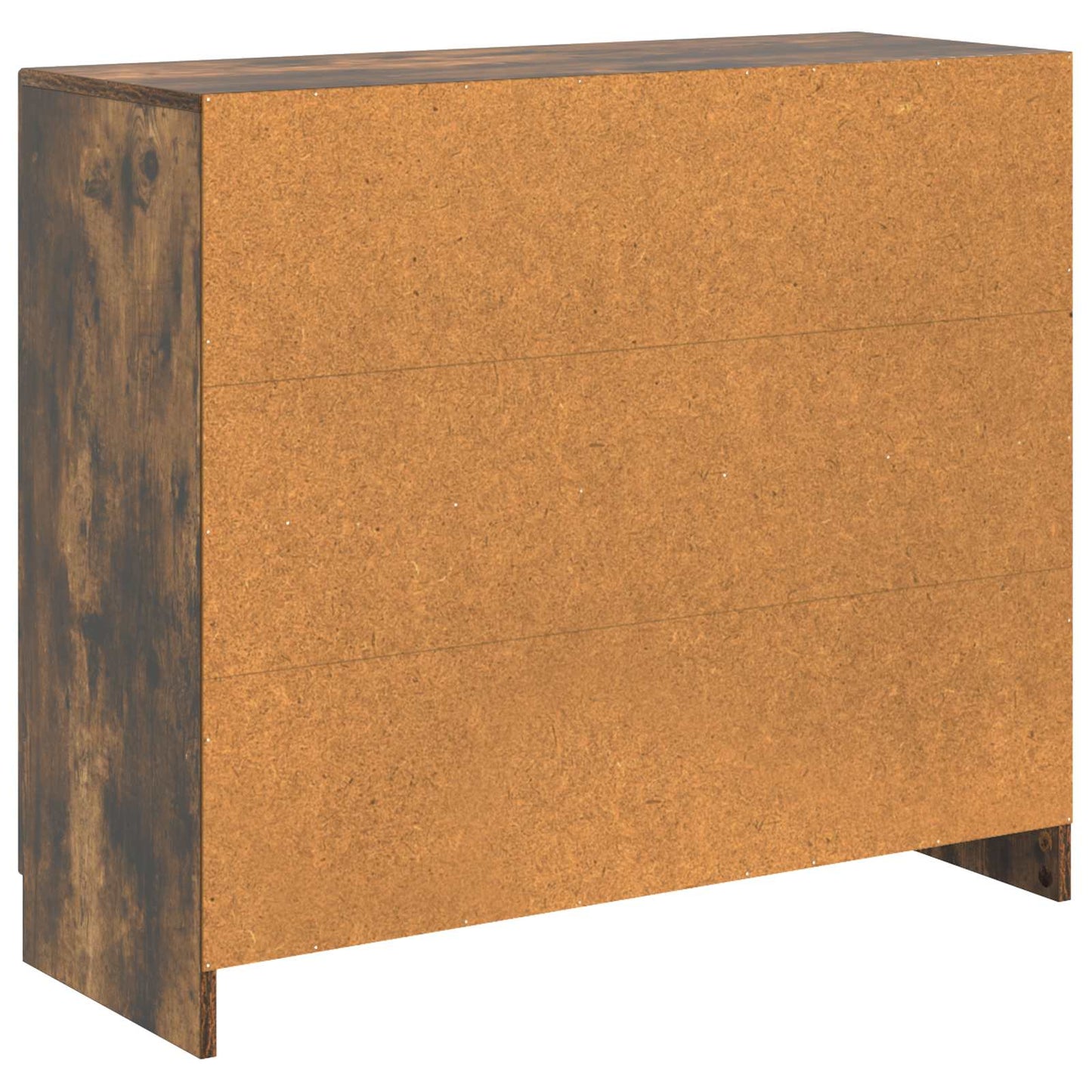 Sideboard Smoked Oak 89 x 34.5 x 77 cm Engineered Wood