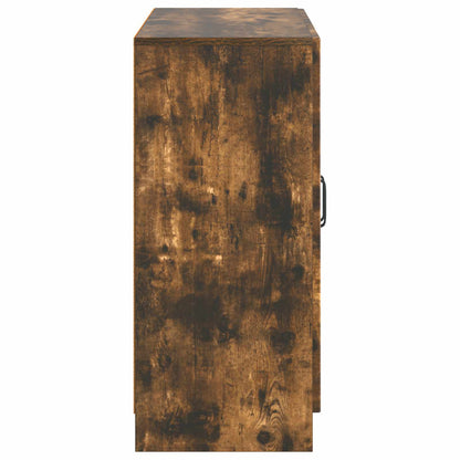 Sideboard Smoked Oak 89 x 34.5 x 77 cm Engineered Wood