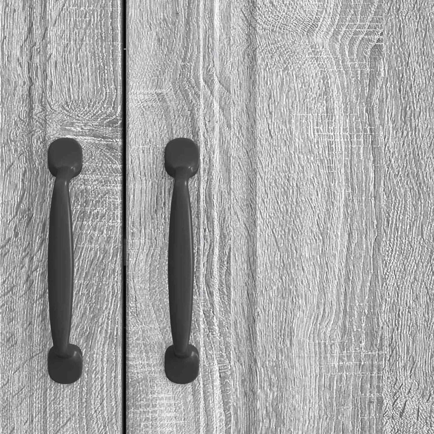 Sideboard Grey Sonoma 89 x 34.5 x 77 cm Engineered Wood