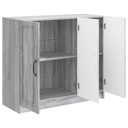 Sideboard Grey Sonoma 89 x 34.5 x 77 cm Engineered Wood