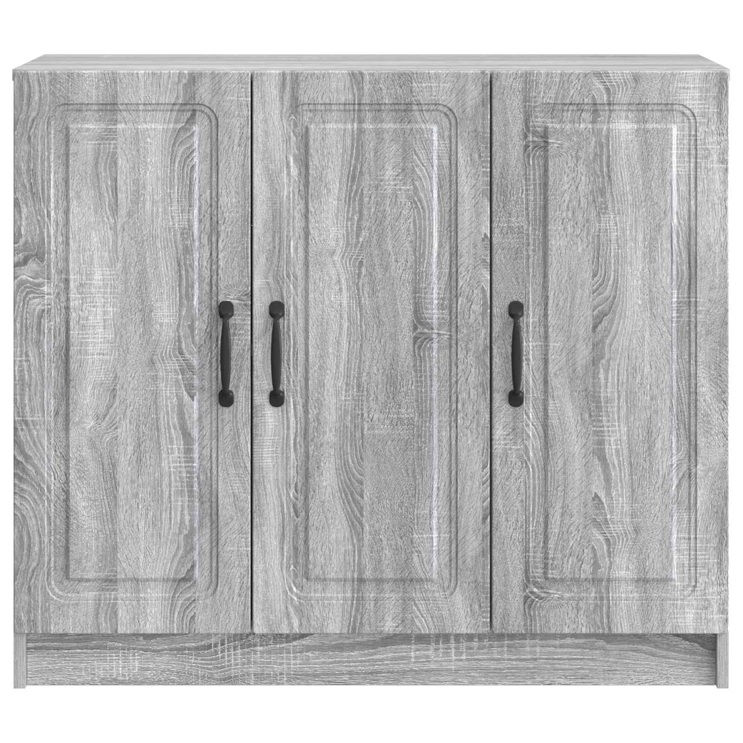 Sideboard Grey Sonoma 89 x 34.5 x 77 cm Engineered Wood