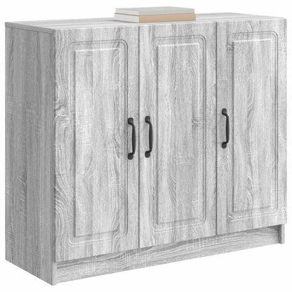 Sideboard Grey Sonoma 89 x 34.5 x 77 cm Engineered Wood