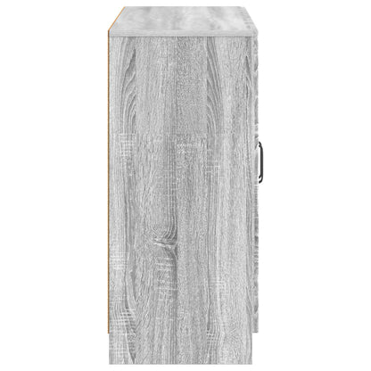 Sideboard Grey Sonoma 89 x 34.5 x 77 cm Engineered Wood