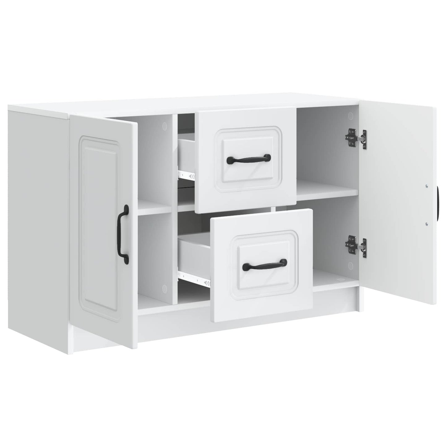 Sideboard with Drawer White 89 x 34.5 x 57 cm Engineered Wood