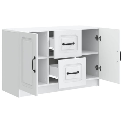 Sideboard with Drawer White 89 x 34.5 x 57 cm Engineered Wood