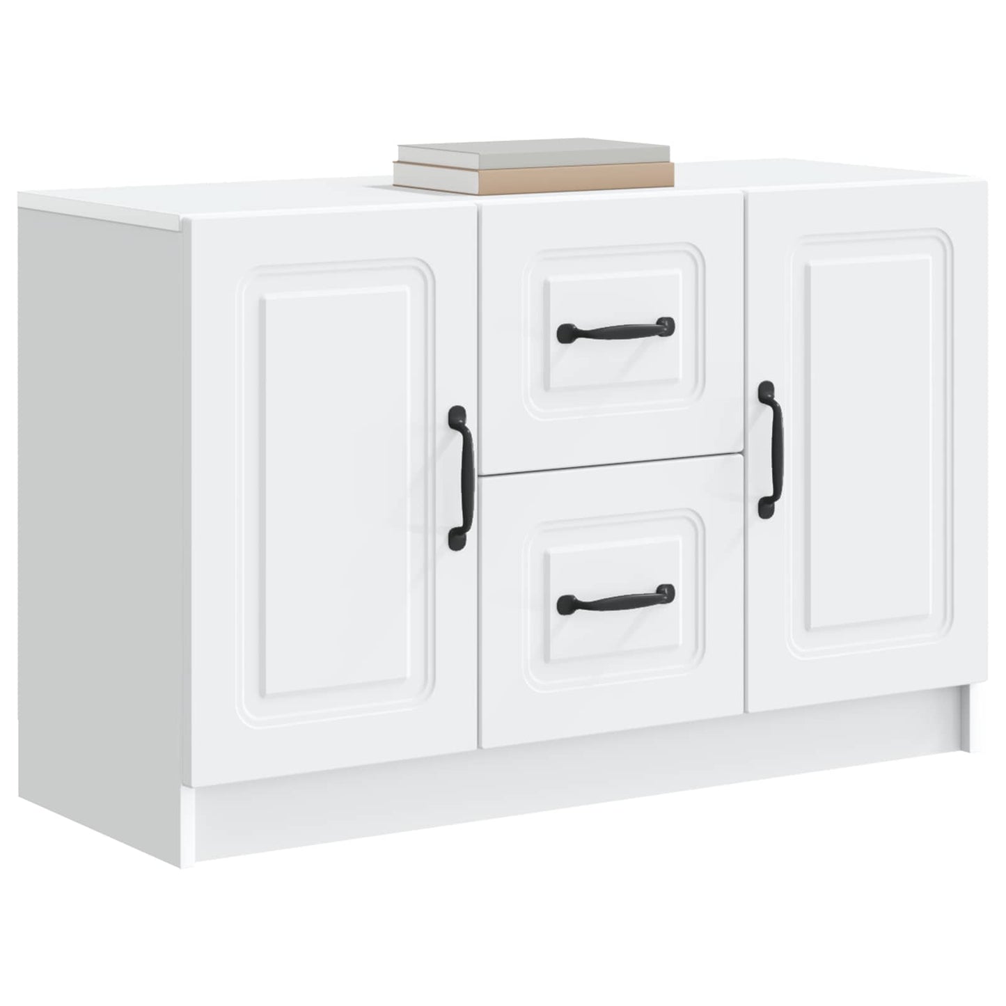 Sideboard with Drawer White 89 x 34.5 x 57 cm Engineered Wood