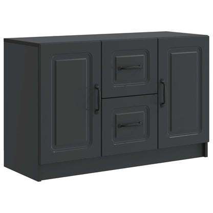 Sideboard with Drawer Black 89 x 34.5 x 57 cm Engineered Wood
