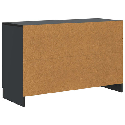 Sideboard with Drawer Black 89 x 34.5 x 57 cm Engineered Wood