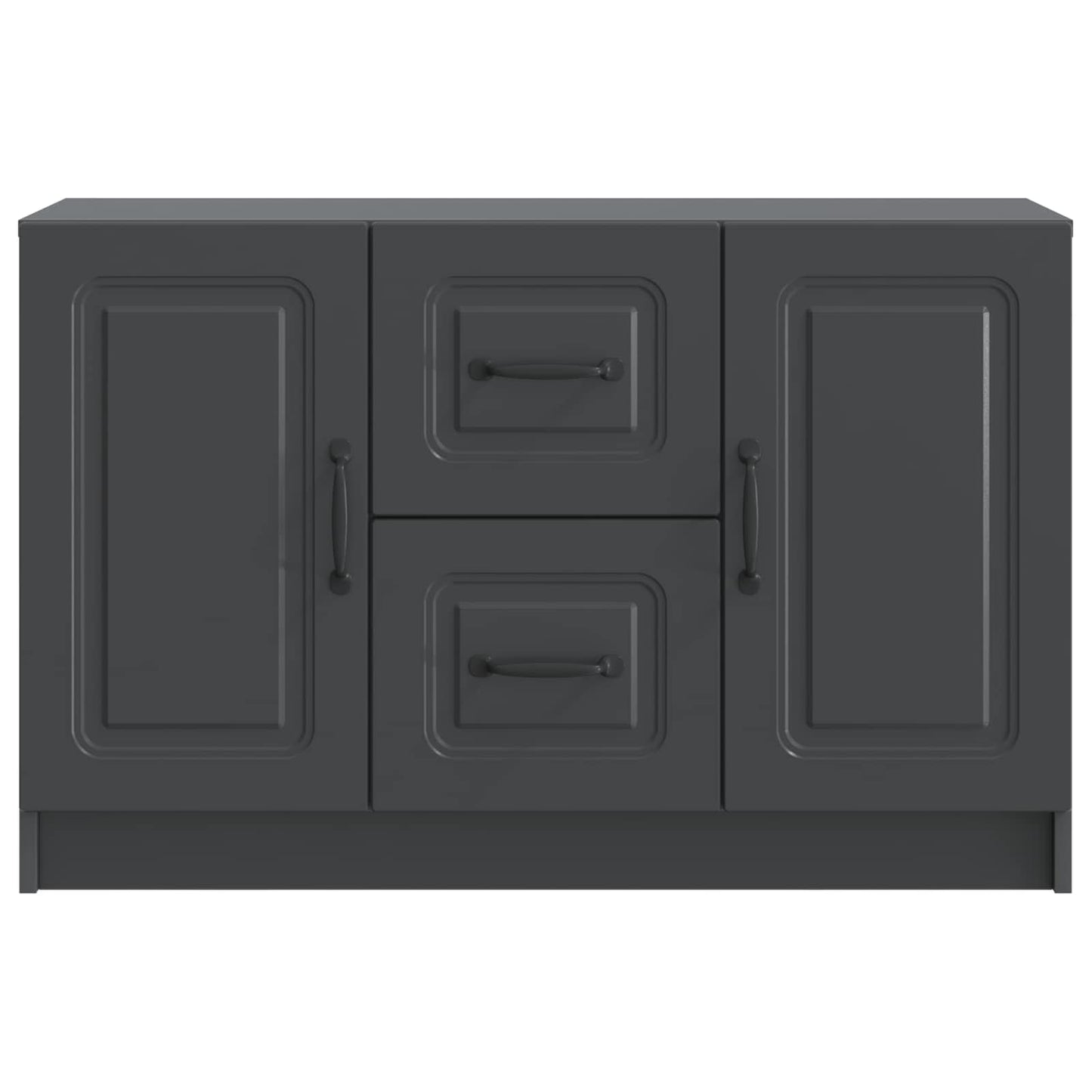 Sideboard with Drawer Black 89 x 34.5 x 57 cm Engineered Wood