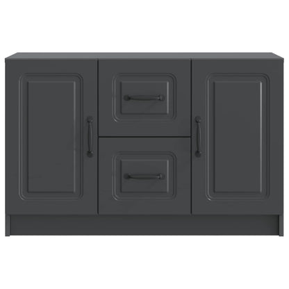Sideboard with Drawer Black 89 x 34.5 x 57 cm Engineered Wood