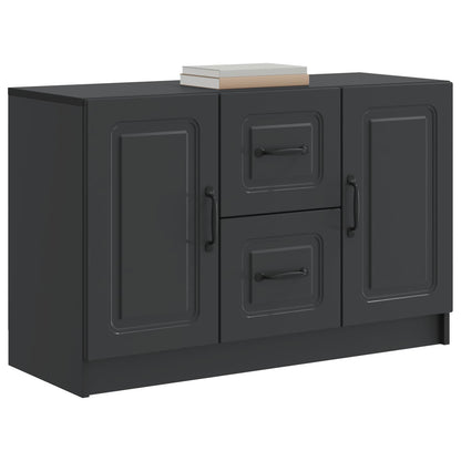 Sideboard with Drawer Black 89 x 34.5 x 57 cm Engineered Wood