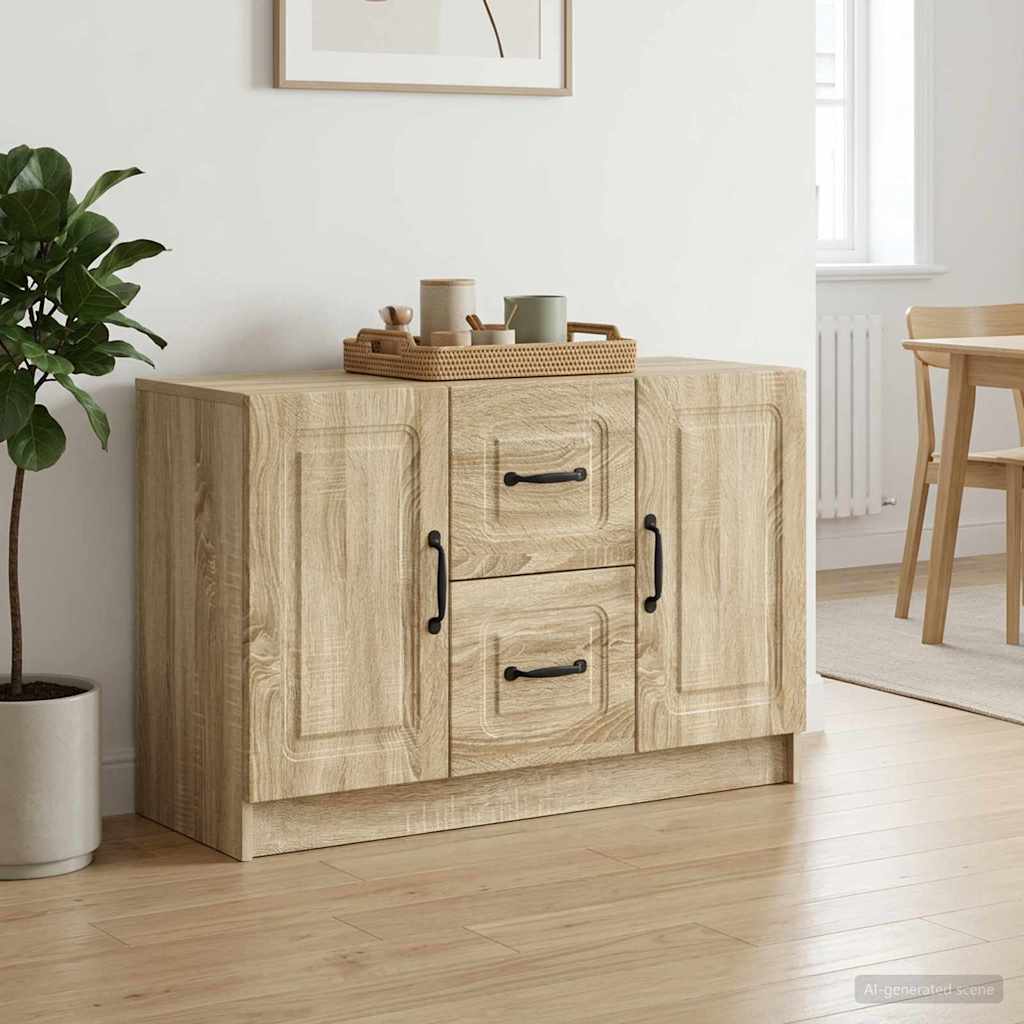 Sideboard Sonoma Oak 89 x 34.5 x 57 cm Engineered Wood