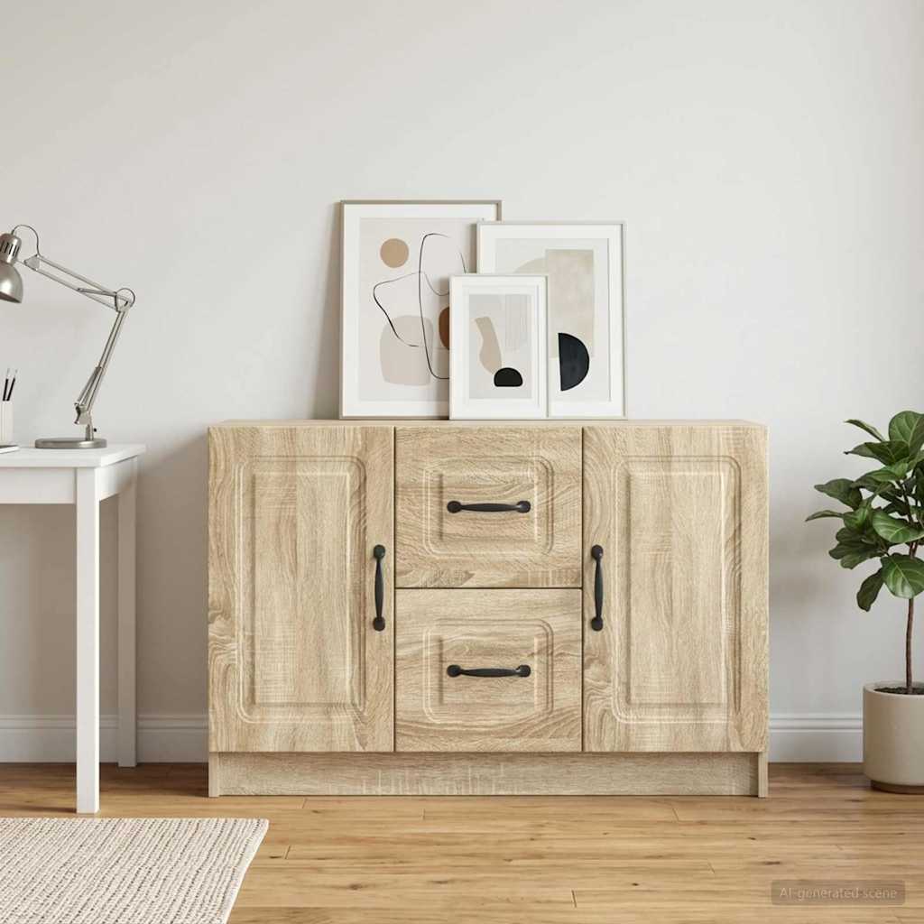 Sideboard Sonoma Oak 89 x 34.5 x 57 cm Engineered Wood