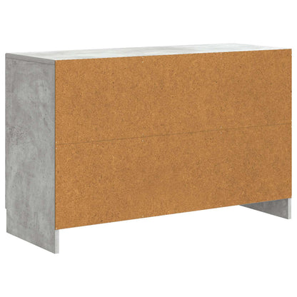 Sideboard Concrete Grey 89 x 34.5 x 57 cm Engineered Wood