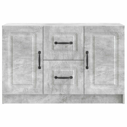 Sideboard Concrete Grey 89 x 34.5 x 57 cm Engineered Wood