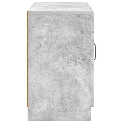 Sideboard Concrete Grey 89 x 34.5 x 57 cm Engineered Wood