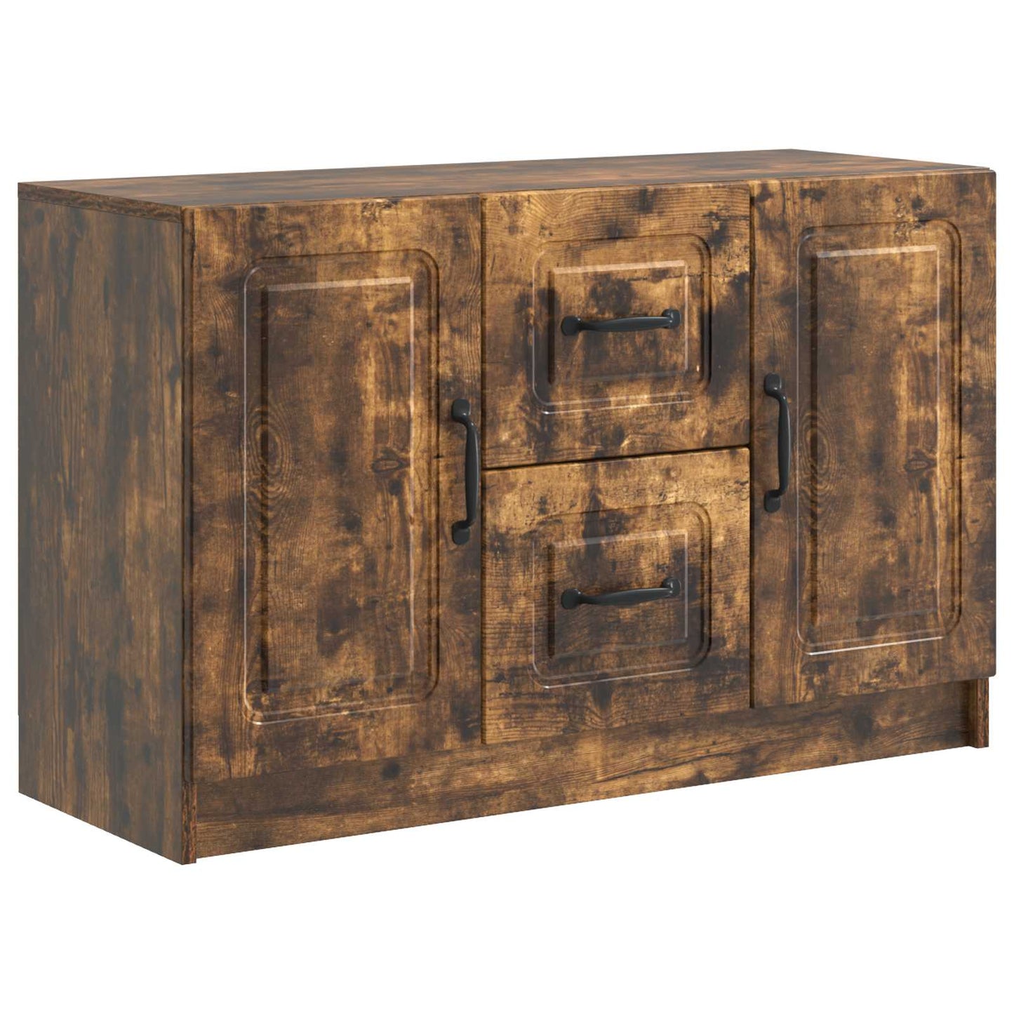 Sideboard Smoked Oak 89 x 34.5 x 57 cm Engineered Wood
