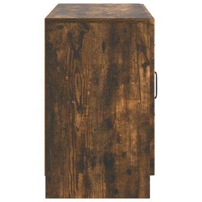 Sideboard Smoked Oak 89 x 34.5 x 57 cm Engineered Wood