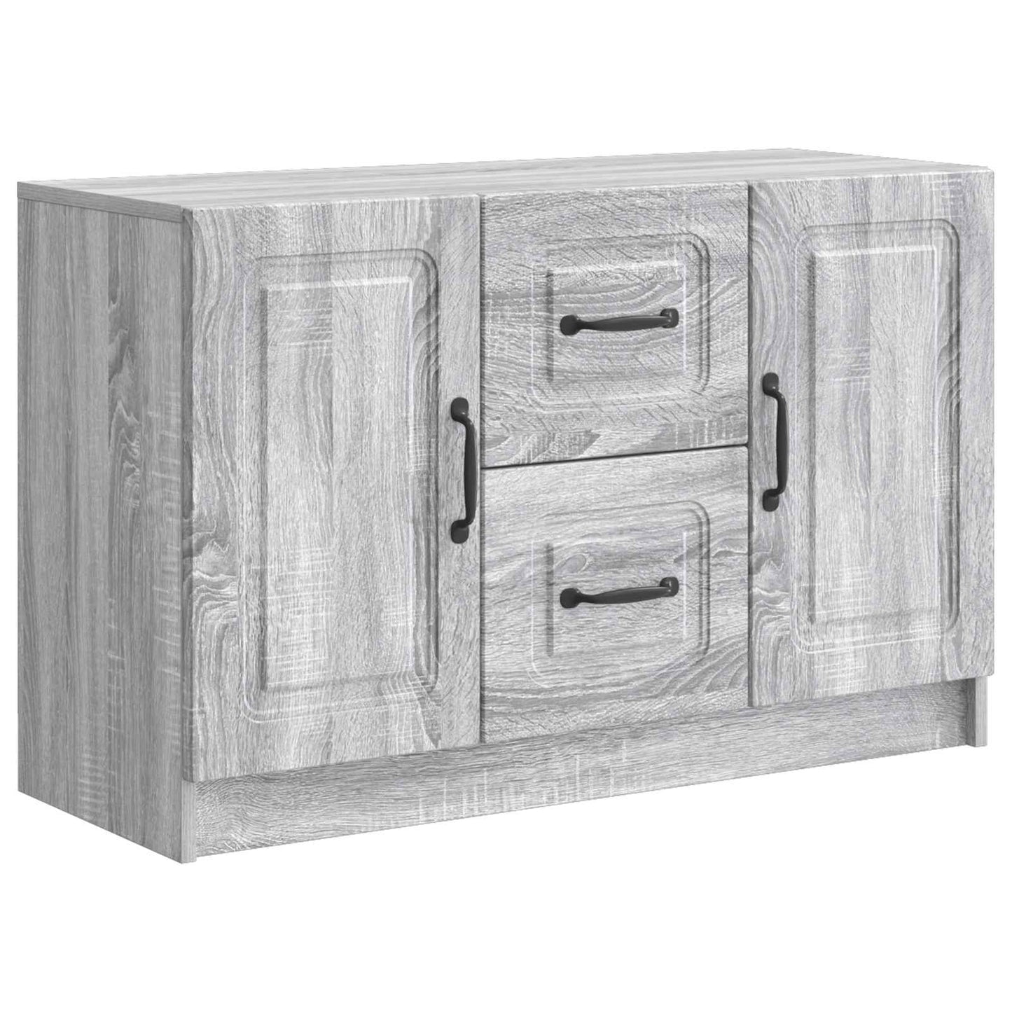 Sideboard Grey Sonoma 89 x 34.5 x 57 cm Engineered Wood