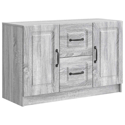 Sideboard Grey Sonoma 89 x 34.5 x 57 cm Engineered Wood