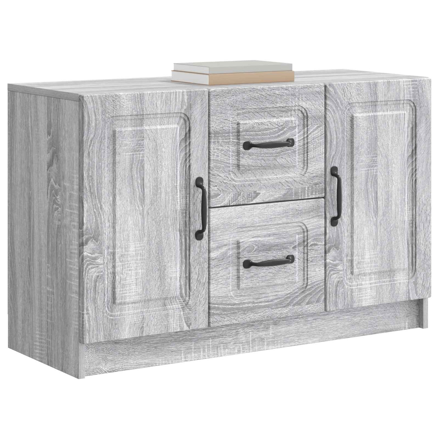 Sideboard Grey Sonoma 89 x 34.5 x 57 cm Engineered Wood