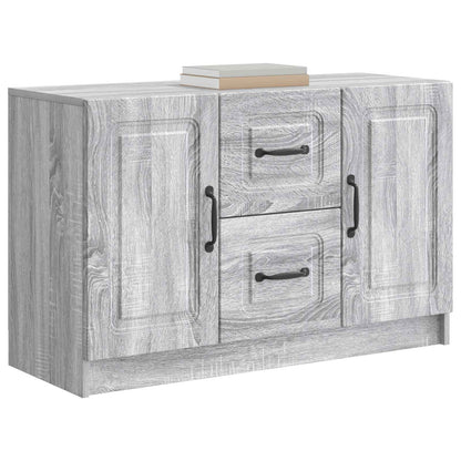 Sideboard Grey Sonoma 89 x 34.5 x 57 cm Engineered Wood