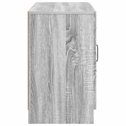 Sideboard Grey Sonoma 89 x 34.5 x 57 cm Engineered Wood