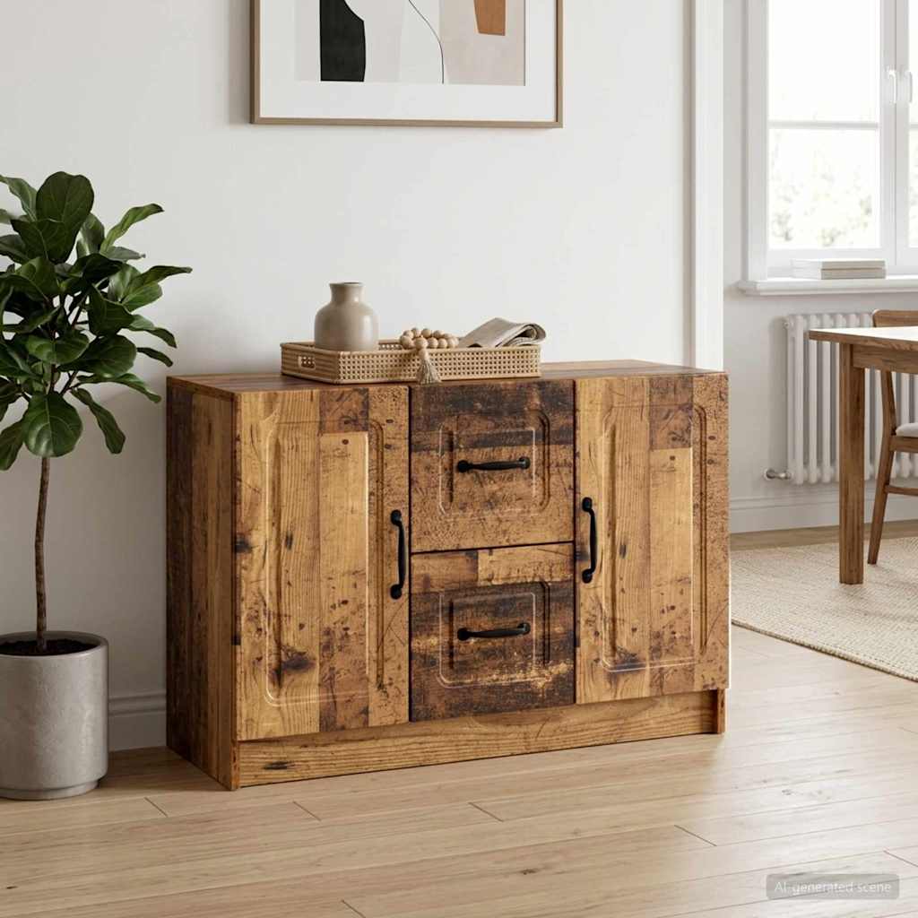 Sideboard Old Wood 89 x 34.5 x 57 cm Engineered Wood