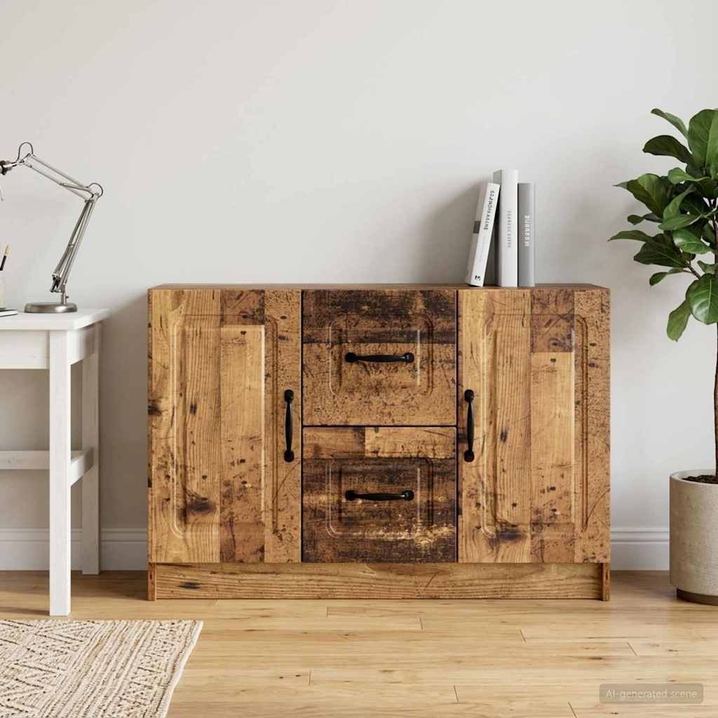 Sideboard Old Wood 89 x 34.5 x 57 cm Engineered Wood