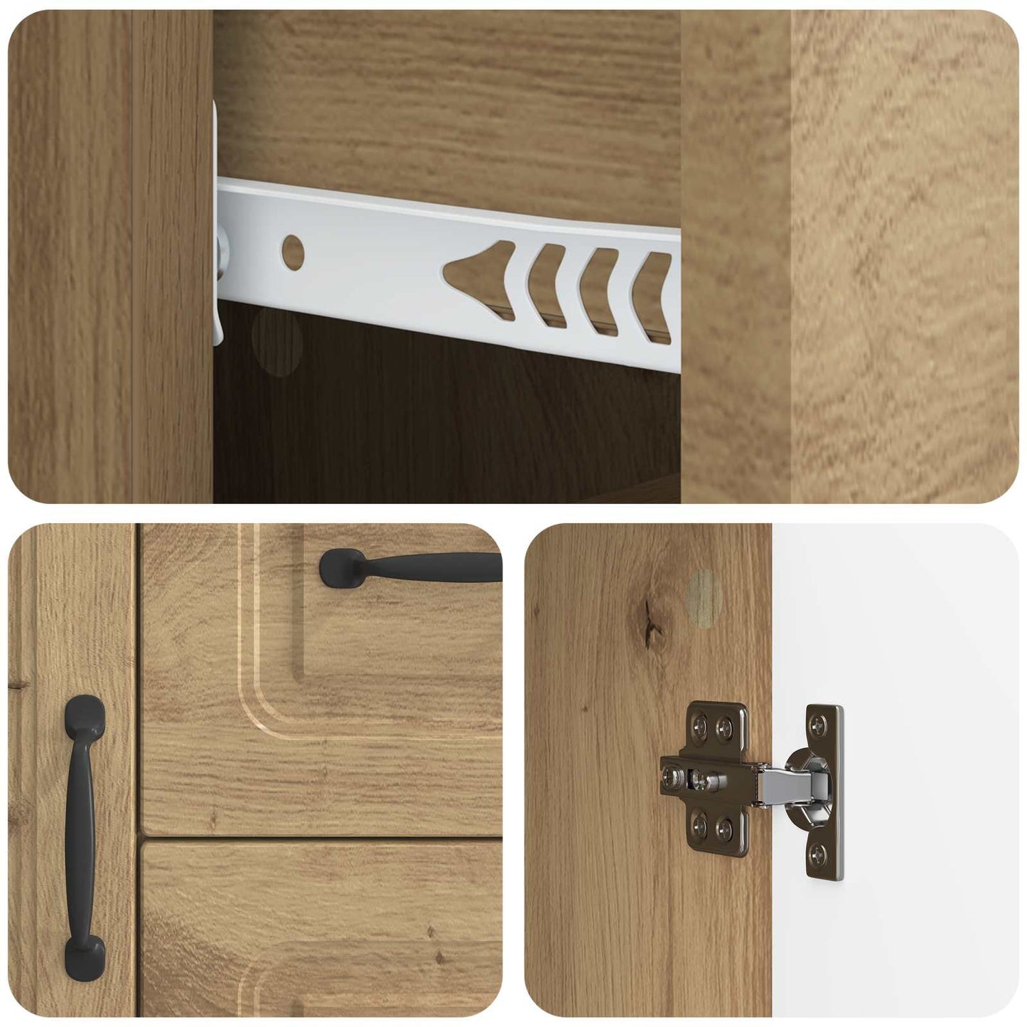 Sideboard Artisan Oak 89 x 34.5 x 57 cm Engineered Wood