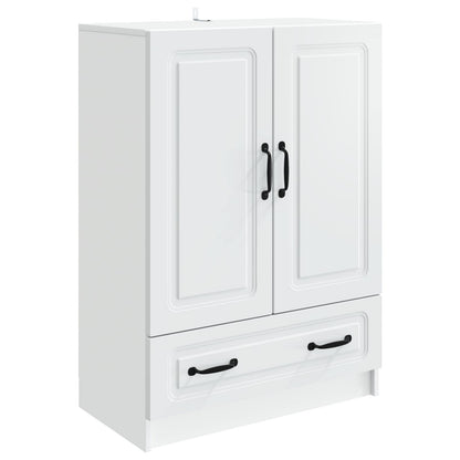 Sideboard with Drawer White 66 x 34.5 x 92 cm Engineered Wood