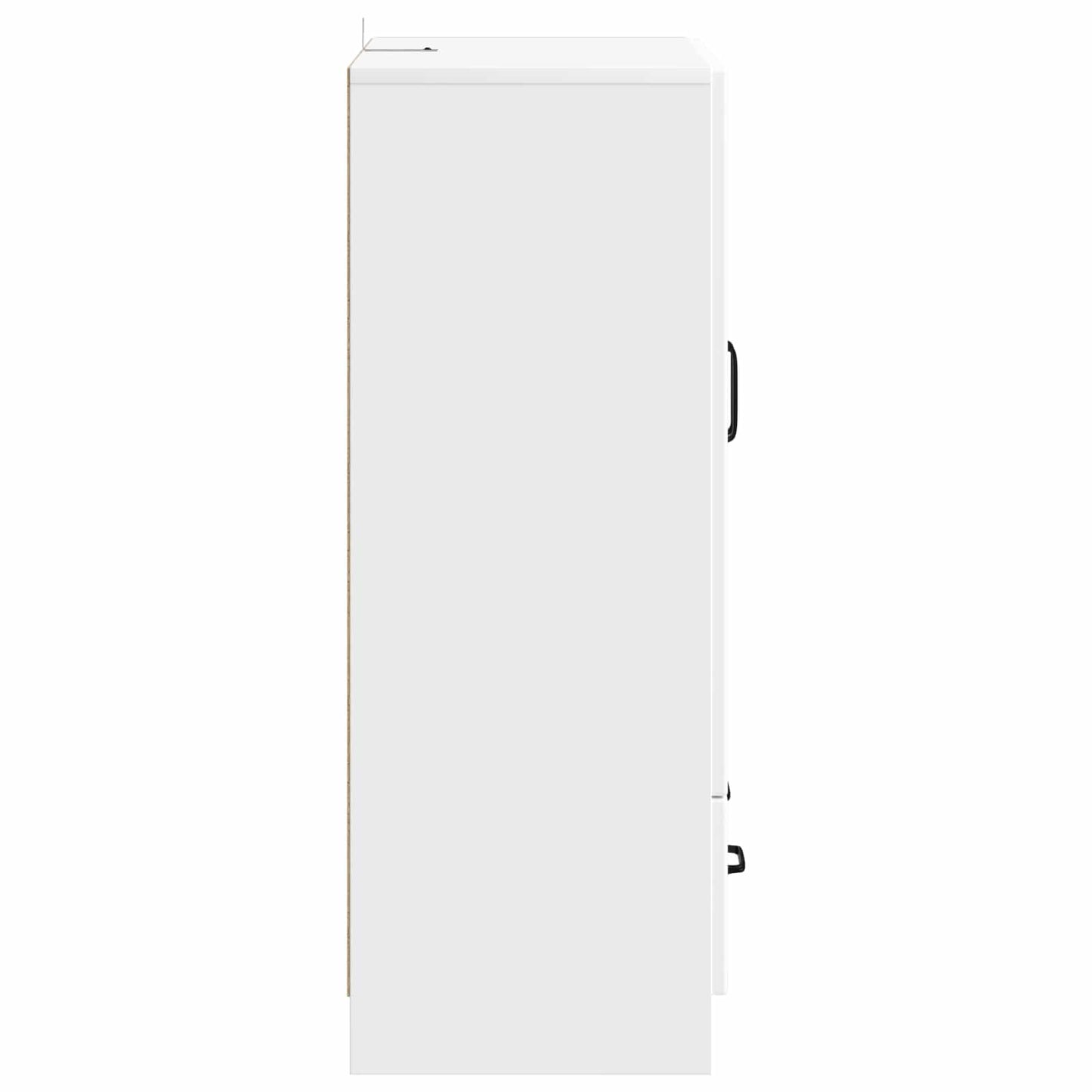 Sideboard with Drawer White 66 x 34.5 x 92 cm Engineered Wood