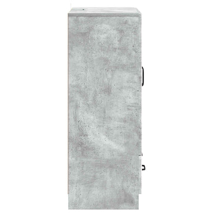 Sideboard Concrete Grey 66 x 34.5 x 92 cm Engineered Wood
