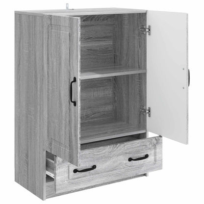 Sideboard Grey Sonoma 66 x 34.5 x 92 cm Engineered Wood