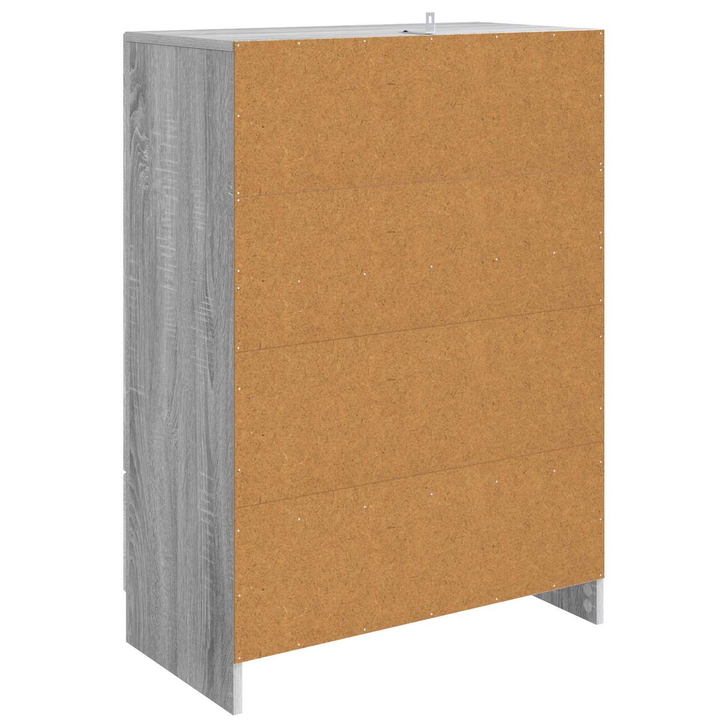 Sideboard Grey Sonoma 66 x 34.5 x 92 cm Engineered Wood
