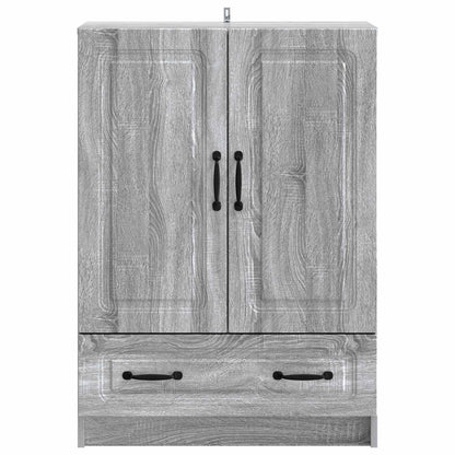 Sideboard Grey Sonoma 66 x 34.5 x 92 cm Engineered Wood