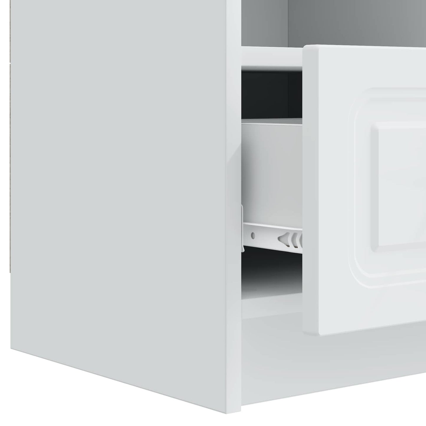 TV Cabinet with Drawer White 102 x 34.5 x 47 cm Engineered Wood